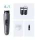 Braun 4-in-1 Grooming Kit All-in-One Series 3 AIO3500 Cordless Number of length steps 14 Black