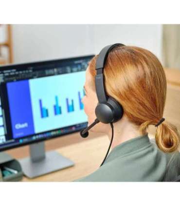 Trust HS-260 Headset Wired Neck-band Office/Call center USB Type-A Black