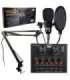 DNA YOU2B - podcast kit (microphone, audio interface, tripod)