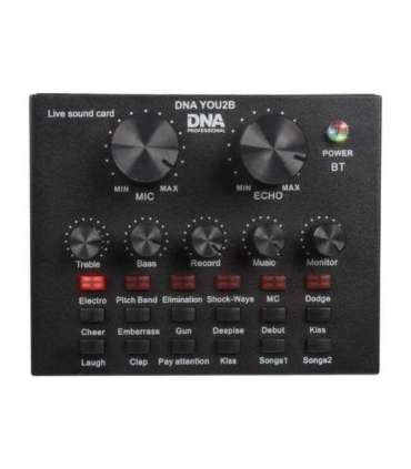 DNA YOU2B - podcast kit (microphone, audio interface, tripod)