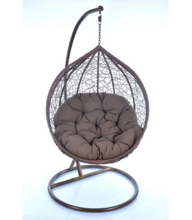 Suspended chair-swing 1147 Brown