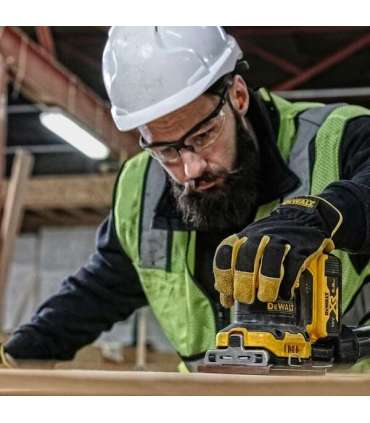 Random orbital sander 18V DCW200NT DEWALT 13500 OPM Black, Yellow