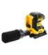 Random orbital sander 18V DCW200NT DEWALT 13500 OPM Black, Yellow