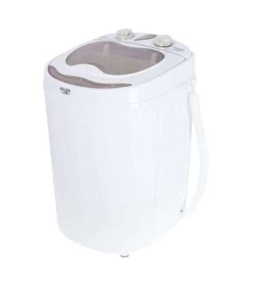 Adler Mini washing machine AD 8055 Top loading Washing capacity 3 kg Depth 37 cm Width 36 cm White