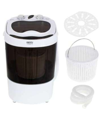 Camry Mini washing machine CR 8054 Top loading Washing capacity 3 kg Depth 37 cm Width 36 cm White/Gray