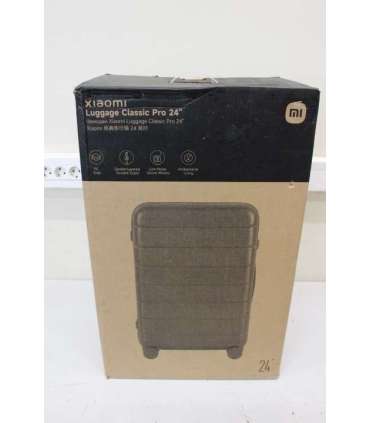 SALE OUT. Xiaomi Luggage Classic Pro 24" (Grey)Xiaomi DAMAGED PACKAGING, USED AS DEMO