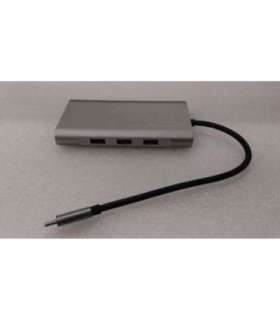 SALE OUT. Icy Box IB-DK4040-CPD USB Type-C™ DockingStation with two video interfaces Raidsonic DEMO