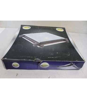 SALE OUT. Ceiling lamp GLOBO Edison, 2 x E27, 60W, with glass, wood color, 40 x 40 x 8.5 cm Sourcing DAMAGED PACKAGING