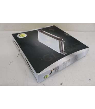 SALE OUT. Ceiling lamp GLOBO Edison, 2 x E27, 60W, with glass, wood color, 40 x 40 x 8.5 cm Sourcing DAMAGED PACKAGING