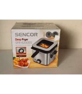 SALE OUT. Deep fryer SENCOR SFR 6200SS Sencor DAMAGED PACKAGING,SCRATCHED PAINT