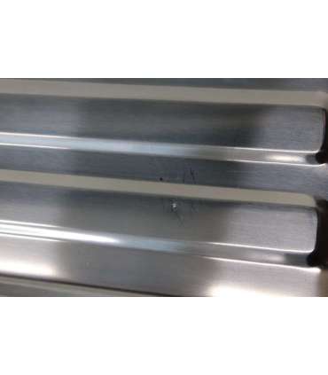 SALE OUT. Sink TREDI, top-mounted, stainless steel, with siphon set, right, 80 x 60 cm Sourcing DENTED, SCRATCHED,