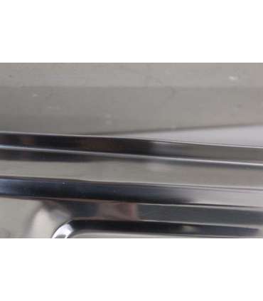 SALE OUT. Sink TREDI, top-mounted, stainless steel, with siphon set, right, 80 x 60 cm Sourcing DENTED, SCRATCHED,