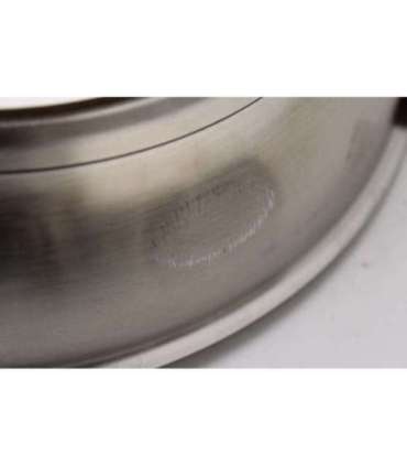 SALE OUT. PAN FRYING FF 28M CERAMIC COATED 1072312 Fiskars BENT SIDES, CHIPPED ENAMEL, SCRATCHED