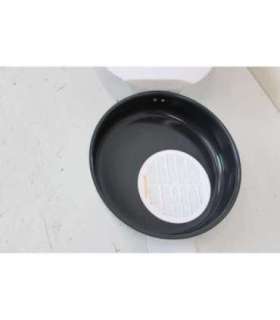 SALE OUT. PAN SAUTE FF 26CM CER COAT W LID 1072314 Fiskars CHIPPED ENAMEL, SCRATCHED