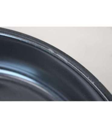 SALE OUT. PAN SAUTE FF 26CM CER COAT W LID 1072314 Fiskars CHIPPED ENAMEL, SCRATCHED