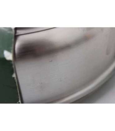 SALE OUT. PAN SAUTE FF 26CM CER COAT W LID 1072314 Fiskars CHIPPED ENAMEL, SCRATCHED