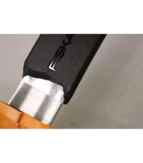 SALE OUT. Ceramic frying pan FISKARS FF, non-stick coating, 26 cm, 1 pc. Fiskars BROKEN HANDLE, CHIPPED ENAMEL,