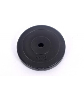 Vinyl weight disk for barbells and dumbbells (plate) 10kg (31,5mm)