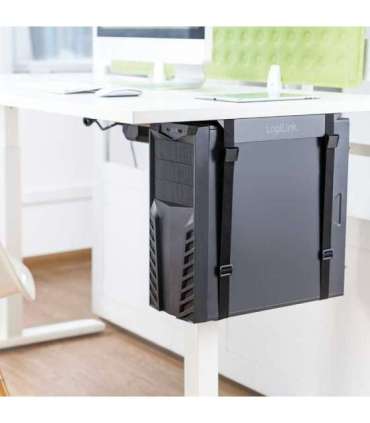 LogiLink EO0009 Adjustable Under-Desk CPU Mount, strap Logilink