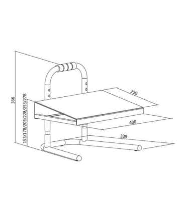 Logilink Free-standing adjustable footrest EO0007