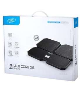 Deepcool Multicore x6 Notebook cooler up to 15.6" Black 380X295X24mm mm 900g g