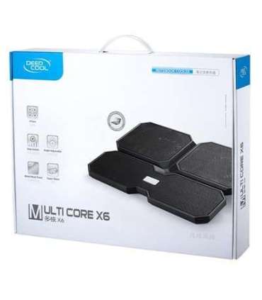 Deepcool Multicore x6 Notebook cooler up to 15.6" Black 380X295X24mm mm 900g g