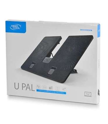 Deepcool U-Pal Notebook stand- cooler up to 19" Black