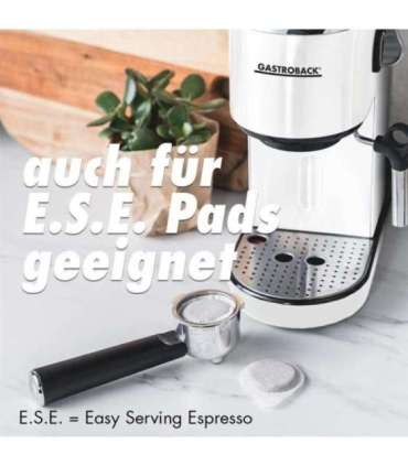 Gastroback 42717 Design Espresso Piccolo white