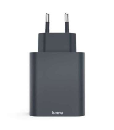 Hama 08644500 65W PD Wall Charger 2x USB-C USB-A Fast Charging ECOSENTIAL