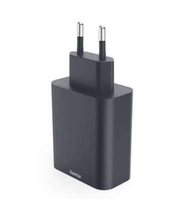 Hama 08644500 65W PD Wall Charger 2x USB-C USB-A Fast Charging ECOSENTIAL