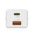 Hama 00201991 Fast Charger 1x USB-C 1x USB-A, Mini Charger, PD, 20W, White
