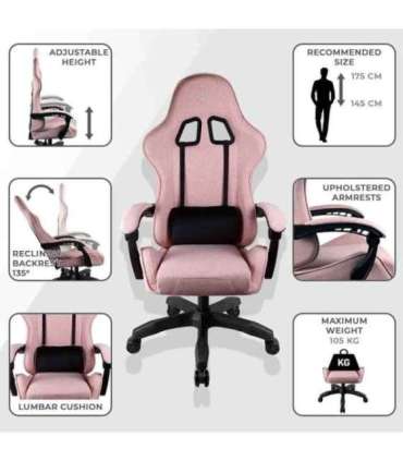 Subsonic Gem Gaming Chair Pink