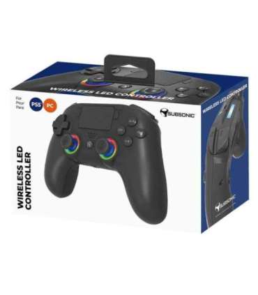 Subsonic Wireless Led Controller Black for PS5