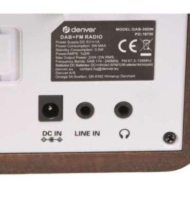 Denver DAB-30DW Dark Wood