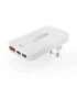 Hama 00201976 Flat Charger 220V With 2xUSB-C/USB-A  65W White