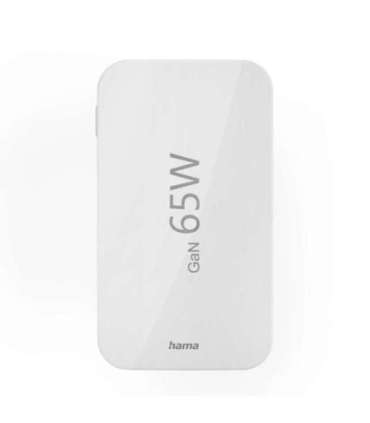 Hama 00201976 Flat Charger 220V With 2xUSB-C/USB-A  65W White