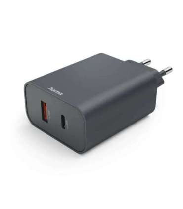 Hama 00086444 45W USB-C, USB-A  Charger PD Black