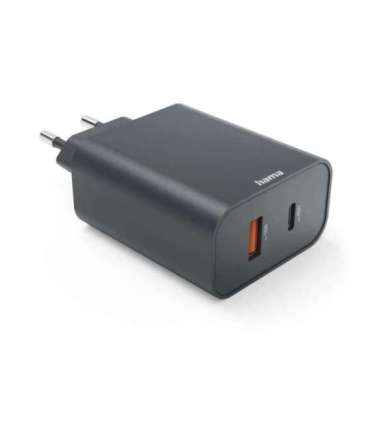 Hama 00086444 45W USB-C, USB-A  Charger PD Black