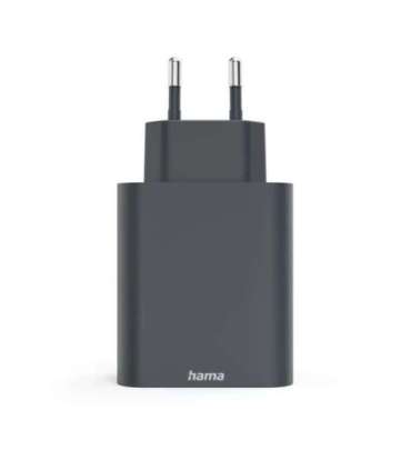 Hama 00086444 45W USB-C, USB-A  Charger PD Black