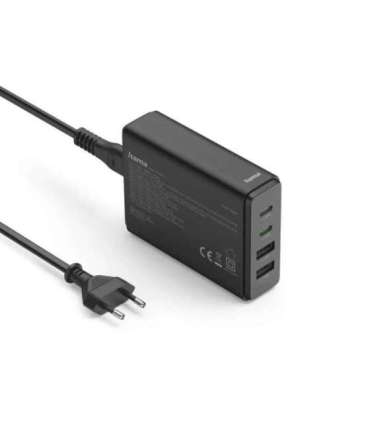 Hama 00201979 Charging Station With USB-C/USB-A 65 W Black