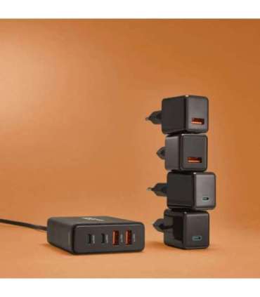 Hama 00201979 Charging Station With USB-C/USB-A 65 W Black