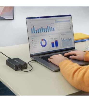 Hama 00201978 Charging Station With 3xUSB-C/2xUSB-A 140 W Black