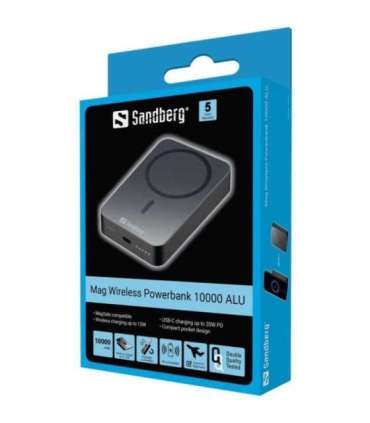 Sandberg 420-97 Mag Wireless Powerbank10000ALU