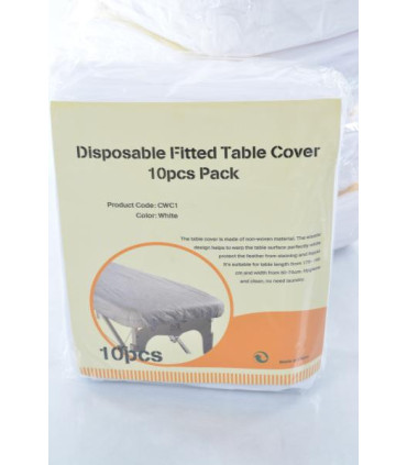 Disposable Fitted Table Cover - 10 pack