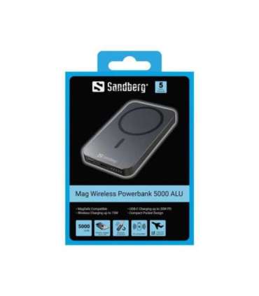 Sandberg 420-96 Mag Wireless Powerbank 5000ALU