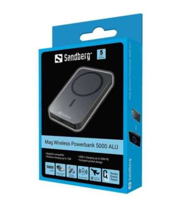 Sandberg 420-96 Mag Wireless Powerbank 5000ALU