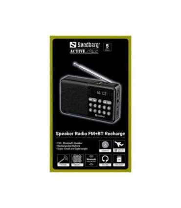 Sandberg 421-18 Speaker Radio FM+BT Recharge