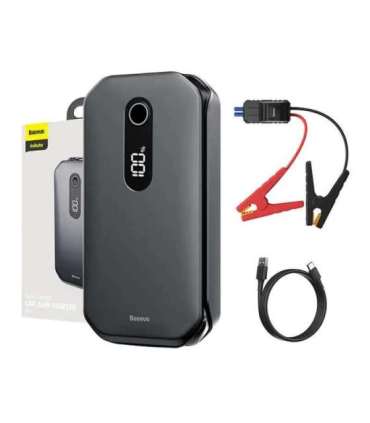 Baseus Super Energy Car Jump Starter 12000mAh, 1000A, USB (black)