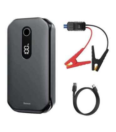Baseus Super Energy Car Jump Starter 12000mAh, 1000A, USB (black)