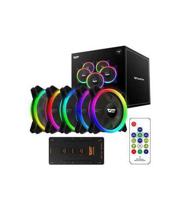 Computer Fan Set ARGB Darkflash DR12 Pro 5in1 120x120 (black)